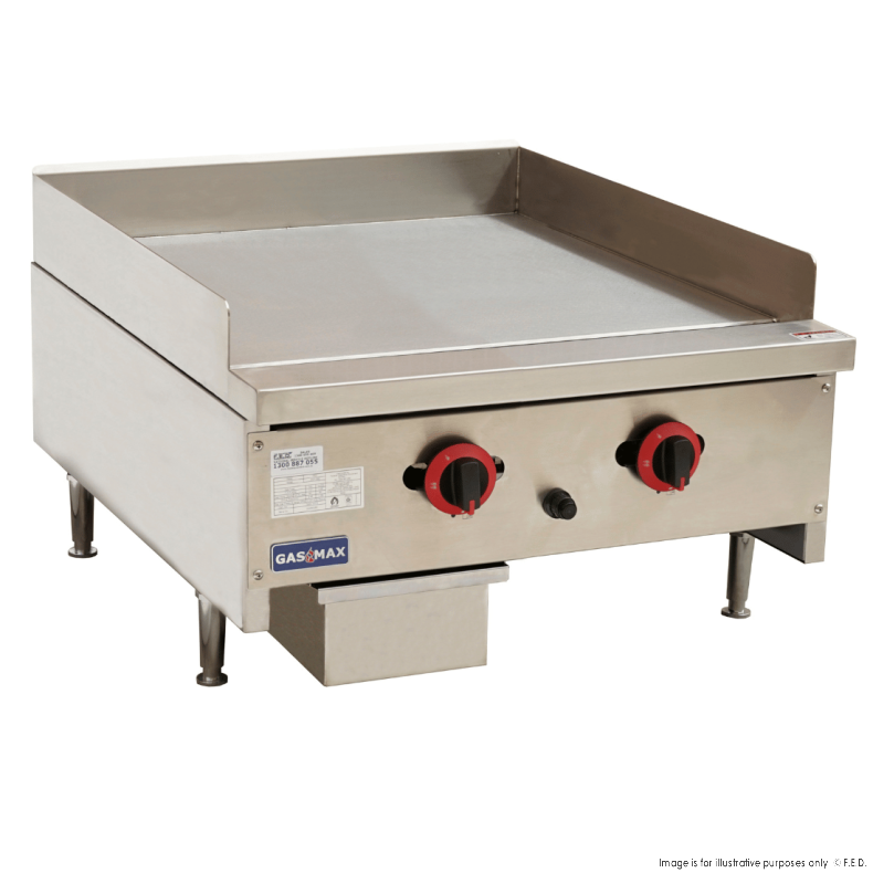 Gasmax Two burner griddle LPG RGT-24ELPG - Catering Sale