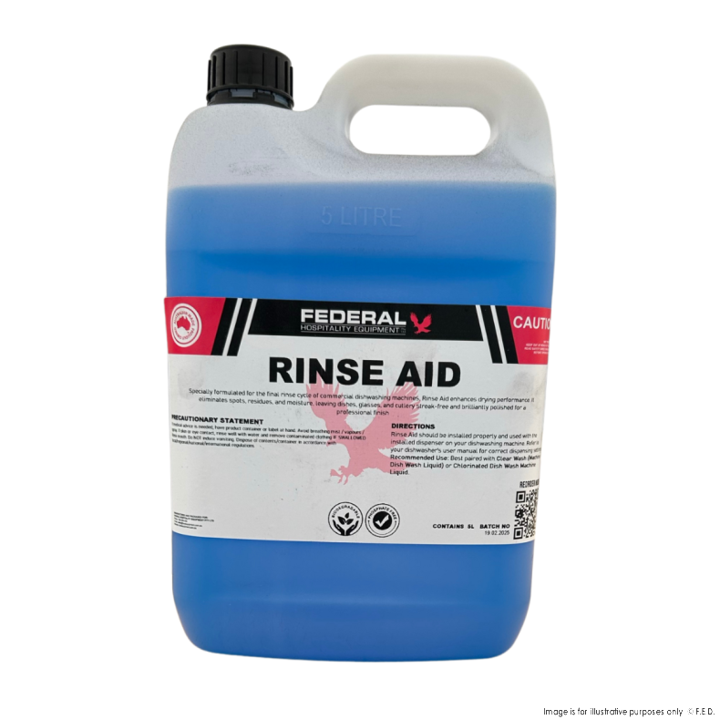 RINSE AID DISHWASHER CHEMICAL 5LT - DH-RA5L