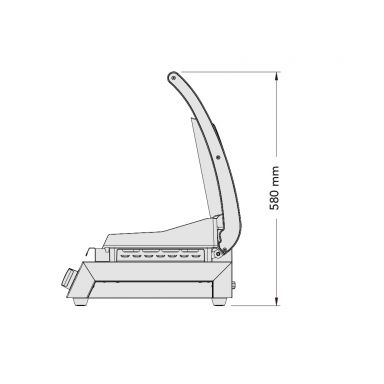 Roband GSA610S Grill Station 6 Slice Smooth Plates