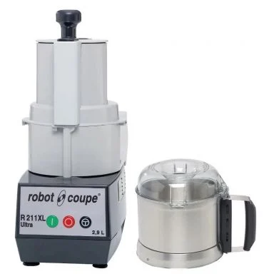 Robot Coupe R211XL Food Processor (smooth blade, 2mm, 4mm slicer, 2mm grater, 4x4 julienne included)  - 220 - 240V / 50 / 1 - 2.9L