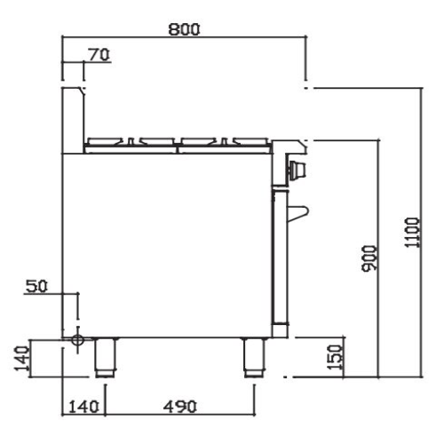Luus RS-8B, RS-6B3P, RS-6B3C Professional Series 1200 Wide Ovens