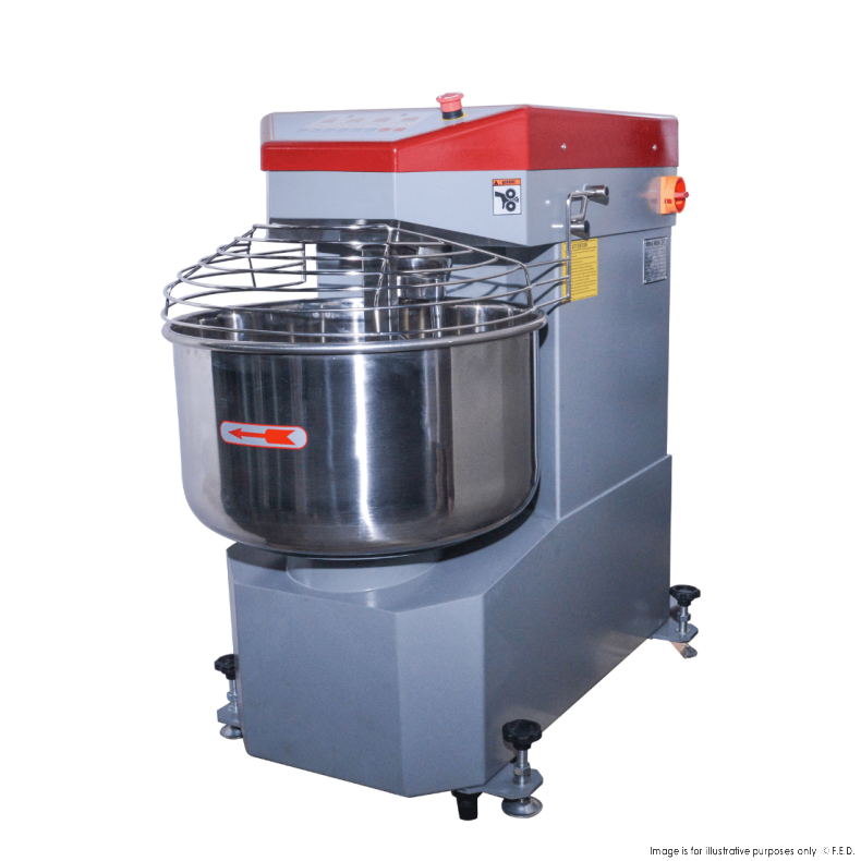 Tyrone Fixed Head Heavy Duty 55L Spiral Mixer - SCP55