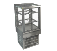 Cossiga / STGRF6-SD / Tower Counter Series Chilled 600mm - Sliding Front and Rear Glass Doors / 136kg  / W600 x D650 x H925  / 1Y Warranty