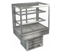 Cossiga / STGRF9 / Tower Counter Series Chilled 900mm - Solid Front with Rear Glass Doors / 173kg  / W900 x D650 x H925  / 1Y Warranty