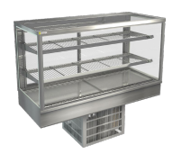 Cossiga / STGRF15 / Tower Counter Series Chilled 1500mm - Solid Front with Rear Glass Doors / 240kg / W1500 x D650 x H925  / 1Y Warranty