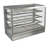 Cossiga STGHT12 Tower Counter Series Heated 1200mm - Solid Front with Rear Glass Doors