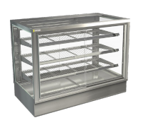 Cossiga STGHT12-SD Tower Counter Series Heated 1200mm - Sliding Front and Rear Glass Doors