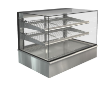 Cossiga GOGHT9 Tower Counter Series heated 900mm - Solid Front with Sliding Rear Glass Doors