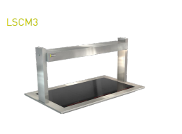 Cossiga LSCM4 Linear Series Ceramic Hotplate (4x1/1 GN Plates) -  Gantry Only with No Glass