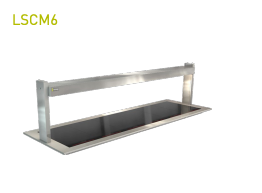 Cossiga LSCM6 Linear Series Ceramic Hotplate (6x1/1 GN Plates) -  Gantry Only with No Glass