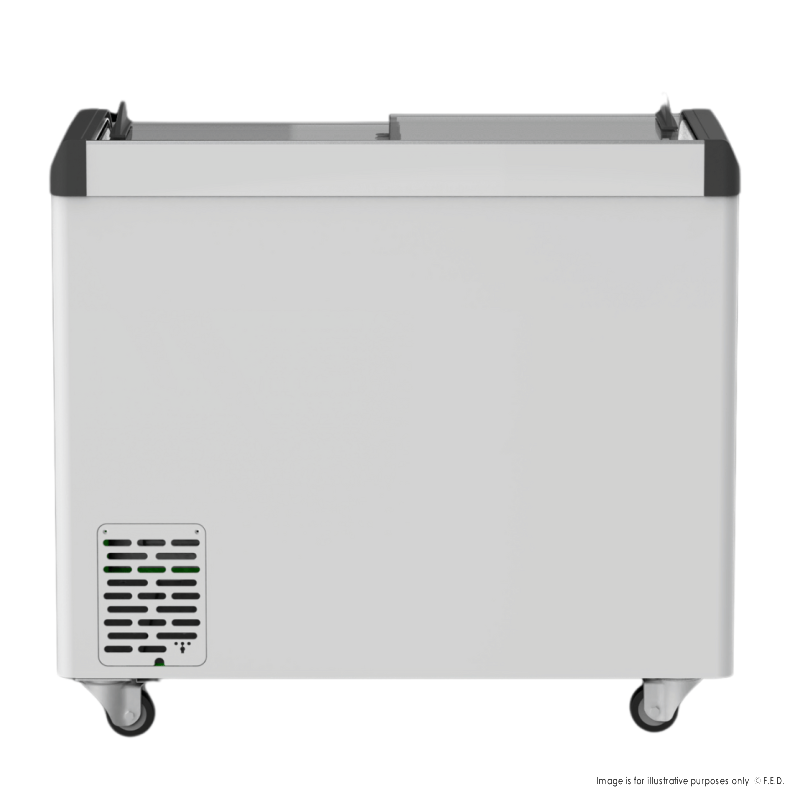 Thermaster Heavy Duty Supermarket Glass Sliding Lid Freezers 306L - SD-306K - Catering Sale