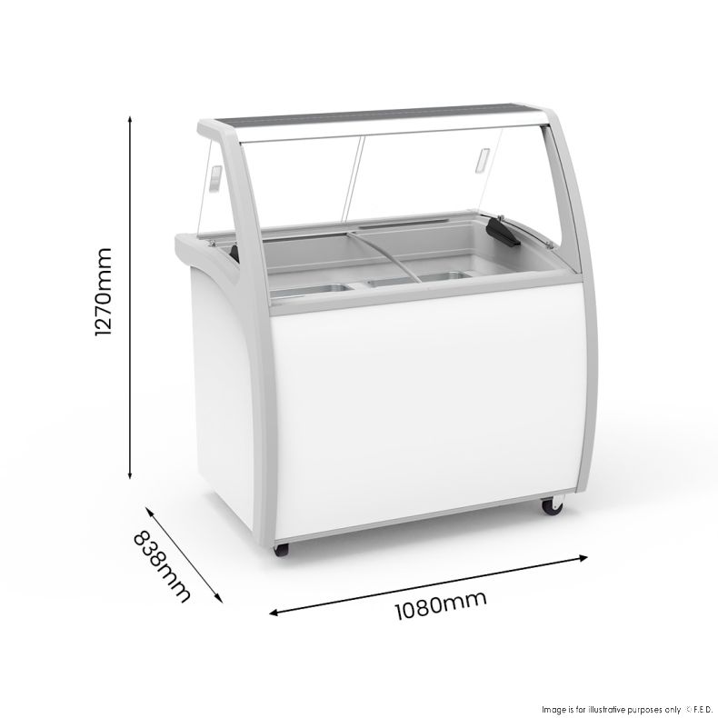 Thermaster 300L Gelato Display - SD-325P