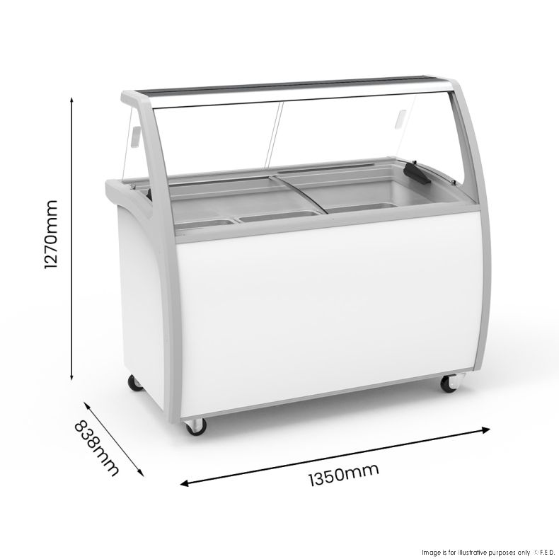 Thermaster 400L Gelato Display - SD-415P