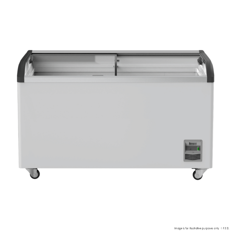 Thermaster Heavy Duty Supermarket Glass Sliding Lid Freezers 506L - SD-506K - Catering Sale