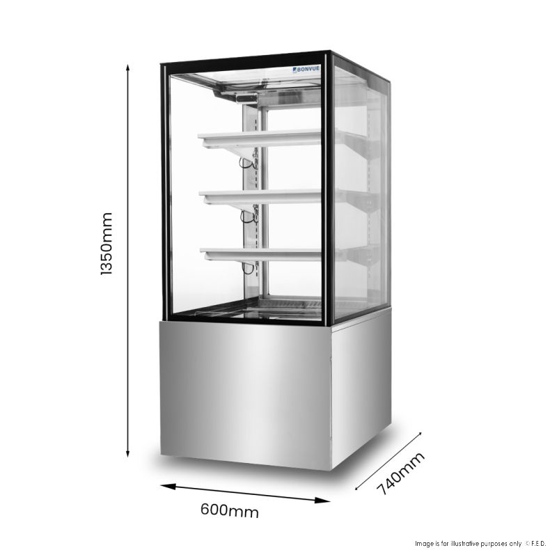 BONVUE SF820V Cake Display 370L 600Wmm