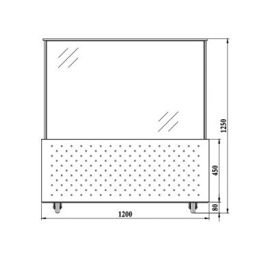 Bonvue SG120FE-2XB Bonvue Heated Food Display 1200mm