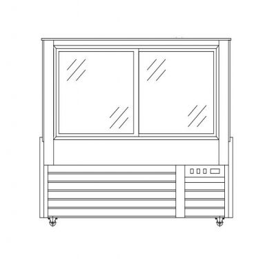 Bonvue SG120FE-2XB Bonvue Heated Food Display 1200mm