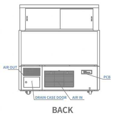 Skipio SGC-1500F Gelato Display Freezer 1547mm