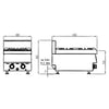 COOKRITE AT65G2B-C BENCHTOP GAS 2 BURNER