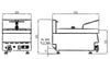 CookRite AT65G4F-C 1 Tube Gas Deep Fryer