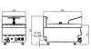 CookRite AT65G4F-C 1 Tube Gas Deep Fryer