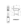 COOKRITE AT80G3G-F 300MM GAS GRIDDLE