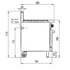 COOKRITE AT80G4B-O GAS 4 BURNER WITH OVEN