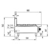 COOKRITE AT80G8B-C BENCHTOP GAS OPEN 8 BURNER