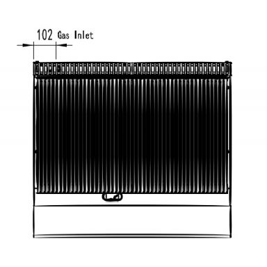 COOKRITE AT80G9C-C BENCHTOP 900 MM GAS CHAR GRILL