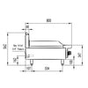 COOKRITE AT80G9G-C BENCHTOP 900MM GAS GRIDDLE