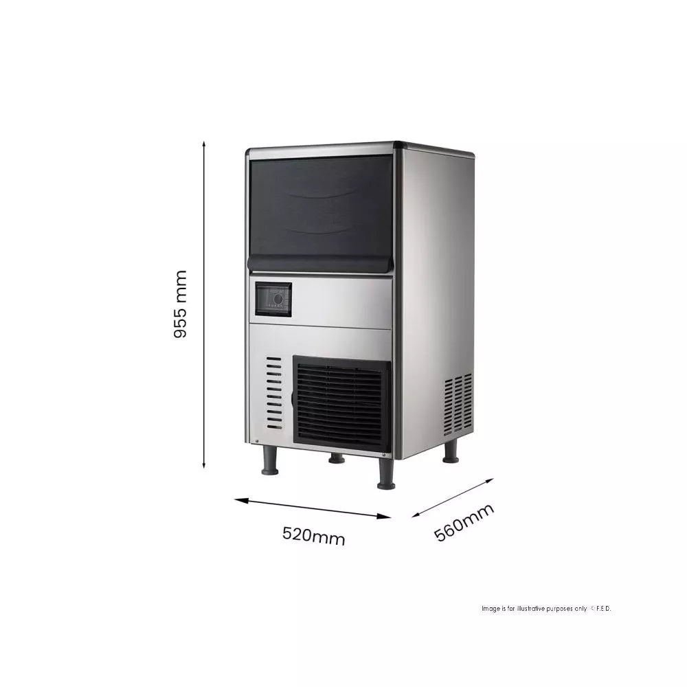 Blizzard Underbench Granular Ice Maker 60Kg SN-068F
