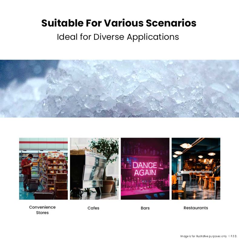 Blizzard Granular Ice Maker 120Kg - SN-128F