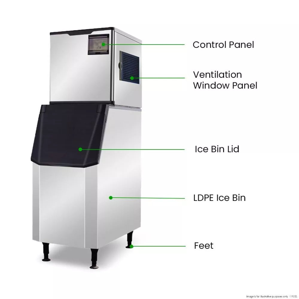 Skip to the beginning of the images gallery Blizzard SN-145C Professional Ice Maker - 145 Kg