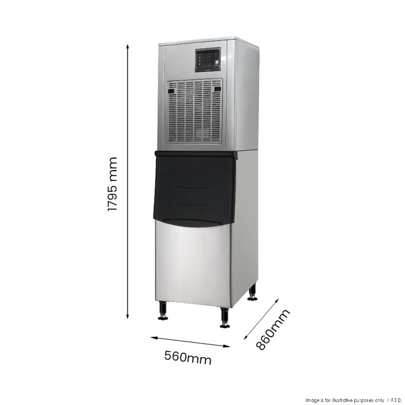 Blizzard Chewblet/Nugget Ice Maker 250Kg SN-258N