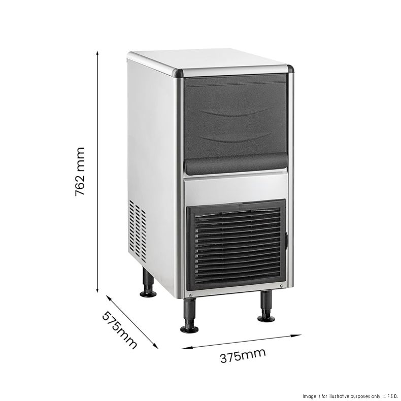 Blizzard SN-25C Blizzard Underbench Bullet Ice Maker 25Kg