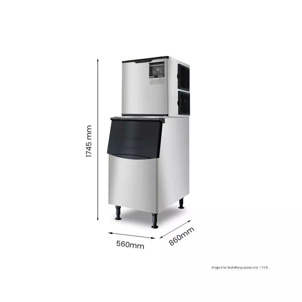Blizzard SN-420P Air Cooled Cube Ice Maker - 189 Kg