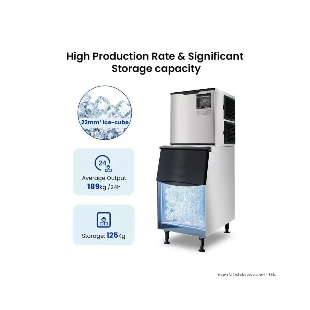 Blizzard SN-420P Air Cooled Cube Ice Maker - 189 Kg