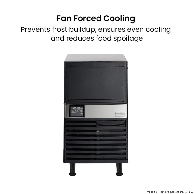 Blizzard Under Bench Ice Maker - Air Cooled - SN-120P with fan forced cooling design.