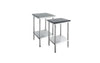 Simply Stainless / SS23.0900w/ Simply Stainless Granite Topped Bench -900mm Wide, Dolomite White Top / 57kg / W900 x D600 x H900 / Lifetime Warranty