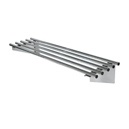 Simply Stainless / SS11.1500 / Stainless Pipe Wall Shelf  - 1500mm Wide / 7kg / W1500 x D300 x H255 / Lifetime Warranty