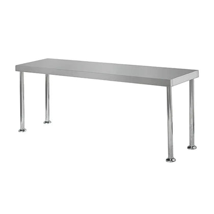 Simply Stainless/ SS12.1500 / Stainless Bench Over, 1 Tier - 1500mm Wide / 17kg / W1500 x D300 x H450 / Lifetime Warranty