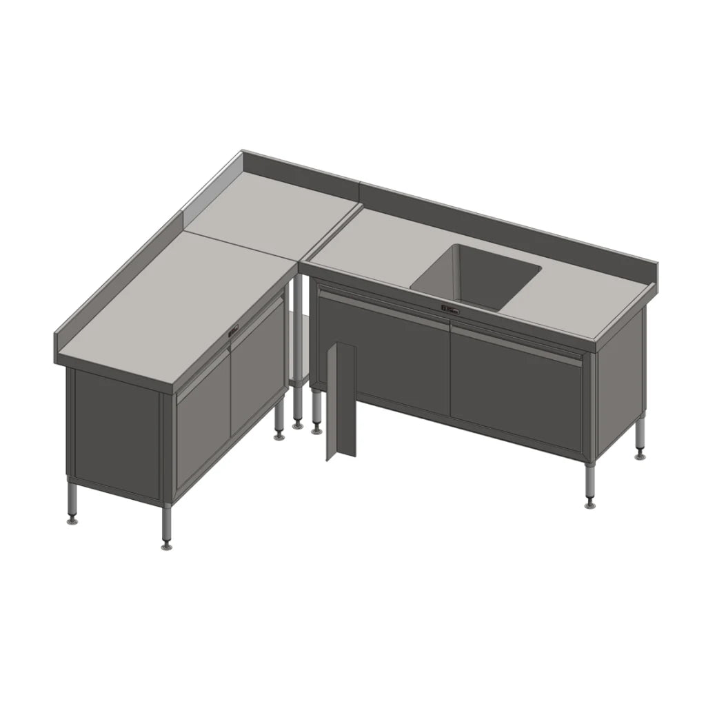 Simply Stainless Corner Infill Panel to Suit Door Panel Kit SS32.DPK.CORNER
