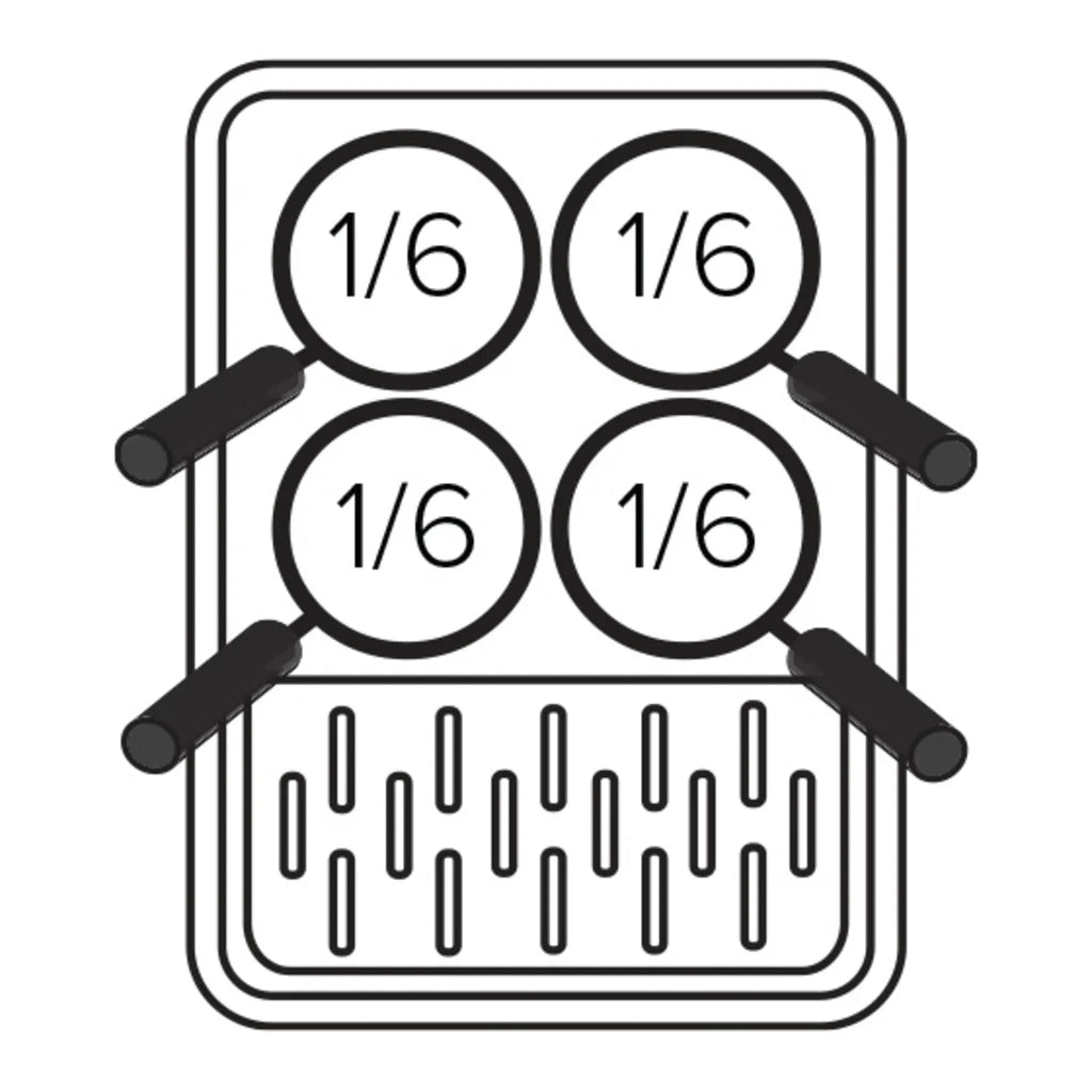 Giorik 1/6 Round Pasta Cooker Basket