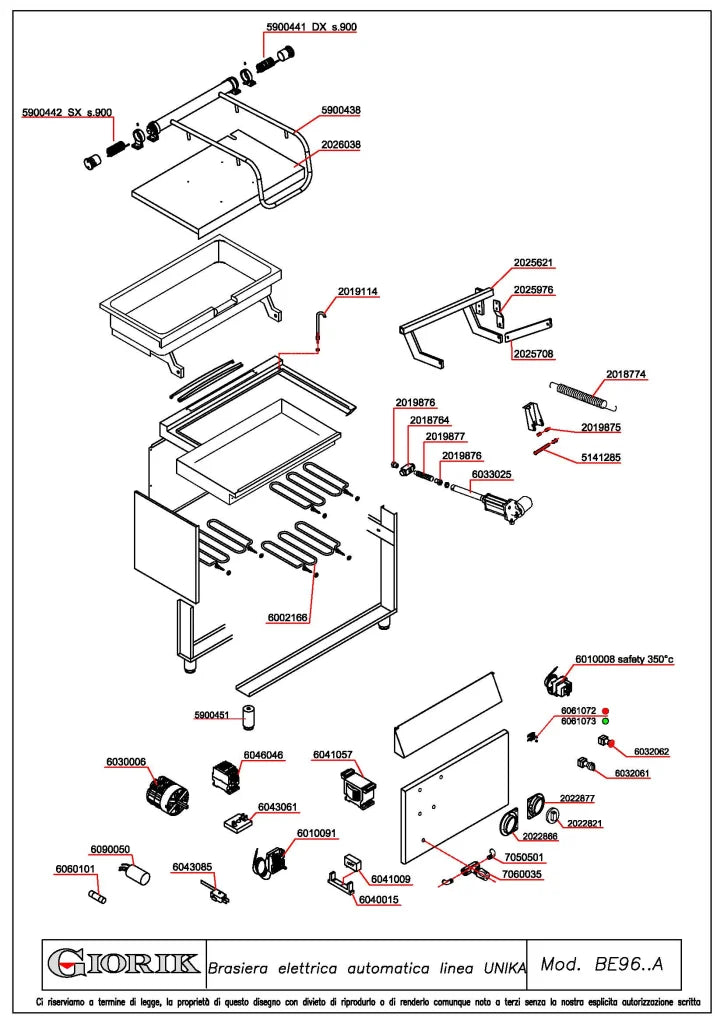 Giorik 900 Series 120L Electric Automatic Tilt Bratt Pan BE96XAT