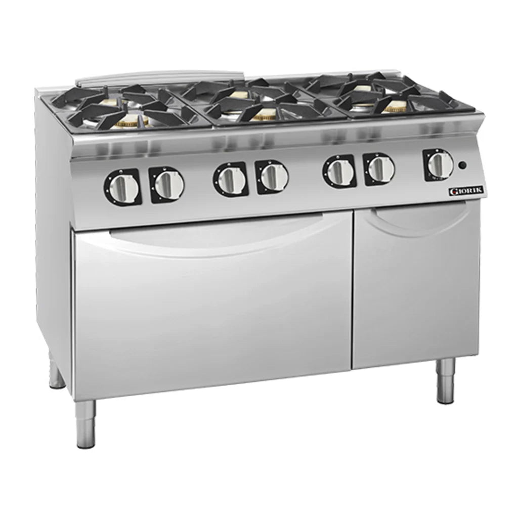 Giorik 700 Series 6 Burner Gas Range on Gas Oven CG760FT.N
