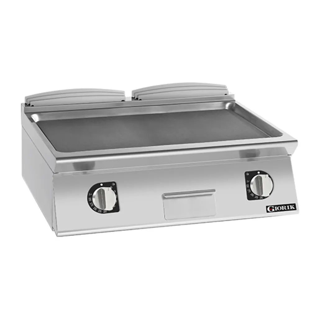 Giorik 900 Series 800mm wide Smooth Mild Steel Electric Frytop FLE941TFT