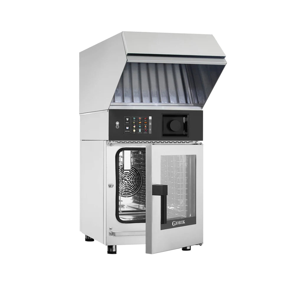 Giorik Kore Boiler Electric Combi Oven & Ventless Hood - 10 x 1/1GN KB101WT.SF.H