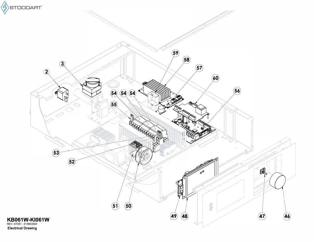 Giorik Stacked 6 on 6 Kore Electric Combi Ovens with Reverse Osmosis Filter & Hood