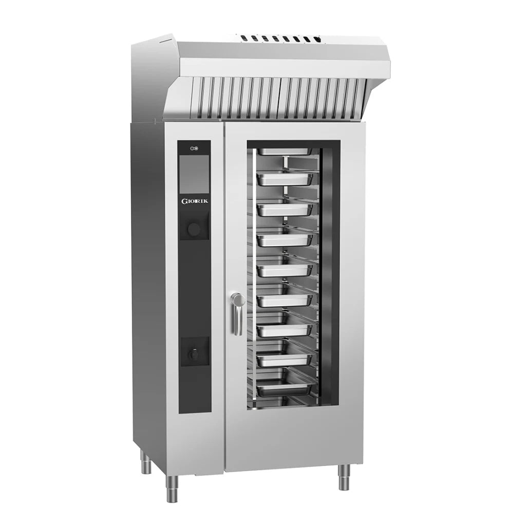 Giorik Steambox Evolution Boiler Electric Combi Oven & Ventless Hood - 20 x 1/1GN