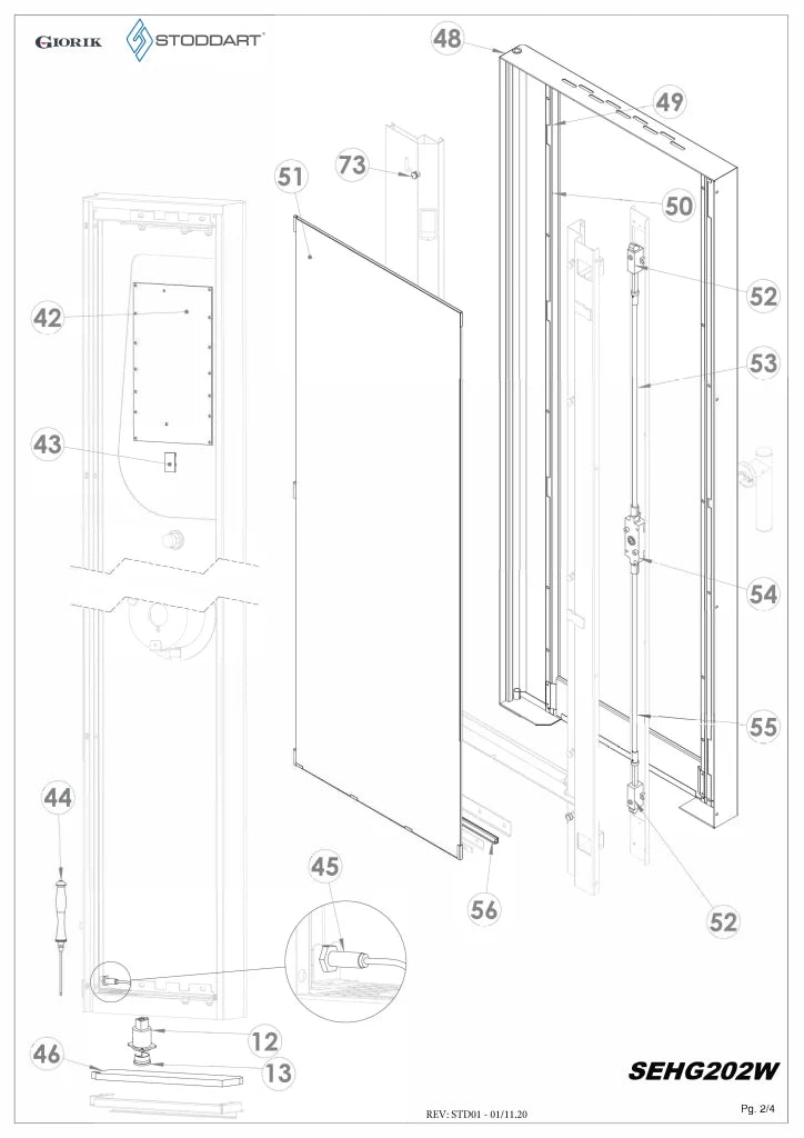 Giorik Steambox Evolution Boiler Gas Combi Oven - 20 x 2/1GN